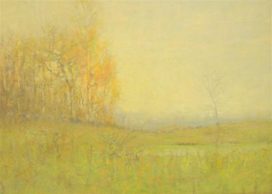 Appraisal: Robertson K Mygatt American - oil landscape ''The Stone Wall