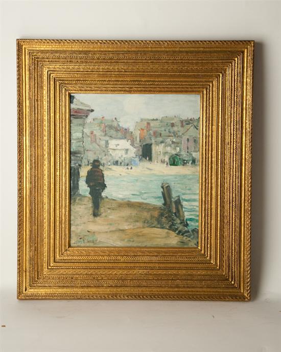 Appraisal: Henry Bayley Snell - Waterfront at St Ives Oil on