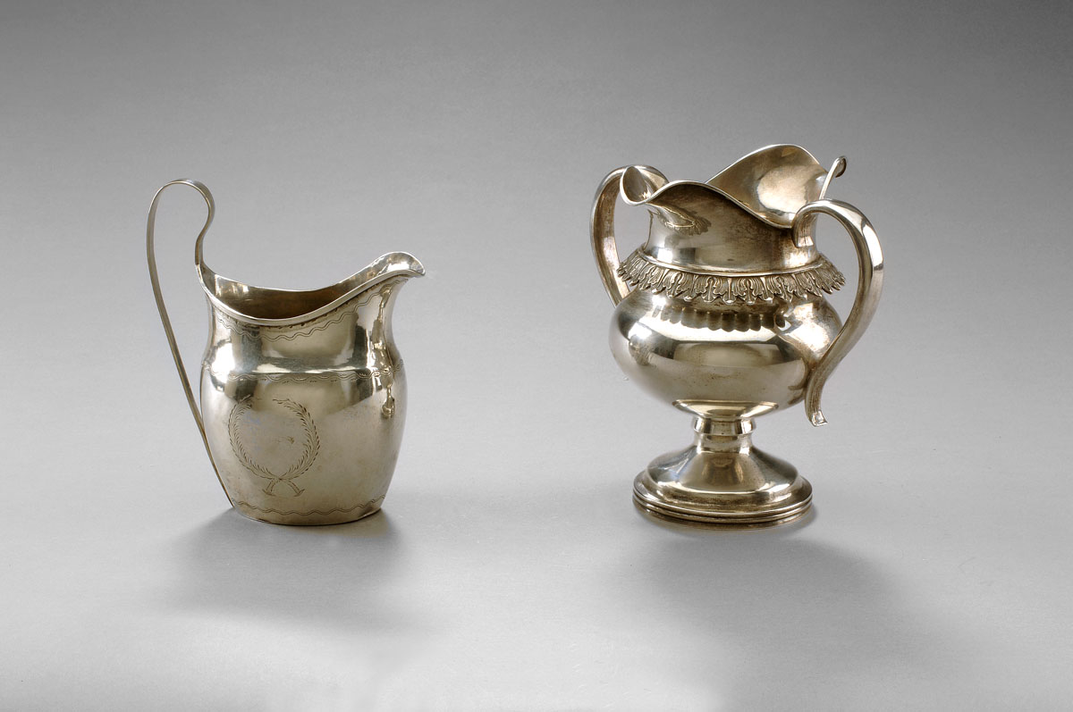 Appraisal: AMERICAN SILVER CREAM PITCHER ALFRED GEORGE WELLES BOSTON MASSACHUSETTS CIRCA