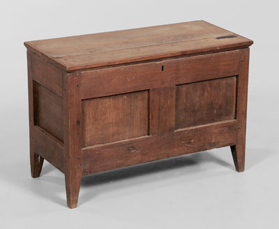 Appraisal: Southern Federal Walnut Lift-Top Chest possibly North Carolina th century