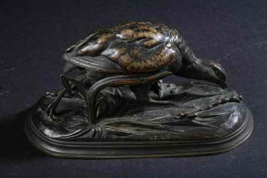 Appraisal: JULES MOIGNIEZ French - GAME BIRD signed Bronze - Height