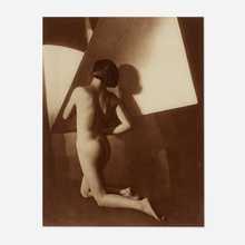 Appraisal: Franti ek Drtikol UNTITLED NUDE CZECH WOMAN KNEELING photogravure h