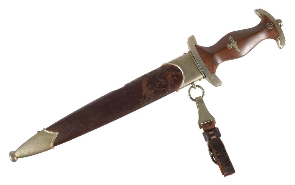 Appraisal: German SA dagger with scabbard Blade marked J A Henckels