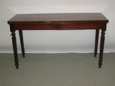 Appraisal: AN EARLY VICTORIAN MAHOGANY SERVING TABLE of oblong form the