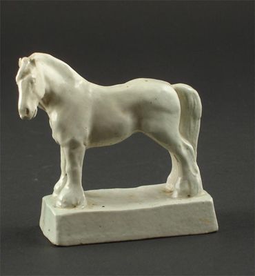 Appraisal: A Stella Croft's pottery figure of a shire horse modelled