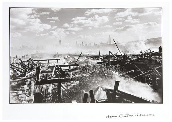 Appraisal: Henri Cartier-Bresson - View of New York from Hoboken New