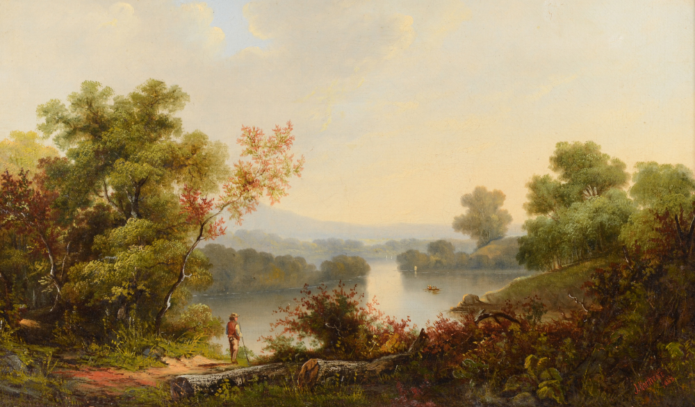 Appraisal: NORTHCOTE James English - Figure Looking Upon a Peaceful River