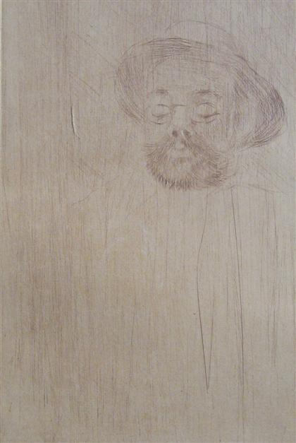 Appraisal: HENRI DE TOULOUSE-LAUTREC french - HENRY SOMM Sepia etching x