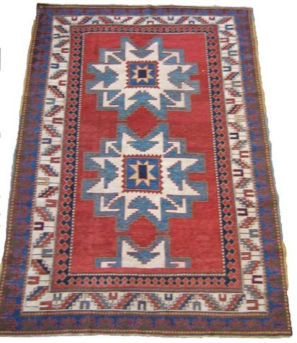 Appraisal: Kazak rug southwest caucasus circa late th century ft in