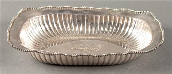 Appraisal: American sterling silver serving bowl Whiting late th century pattern