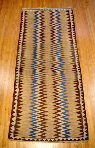 Appraisal: KILIM NATIVE AMERICAN STYLE RUG Approx ' '' x '