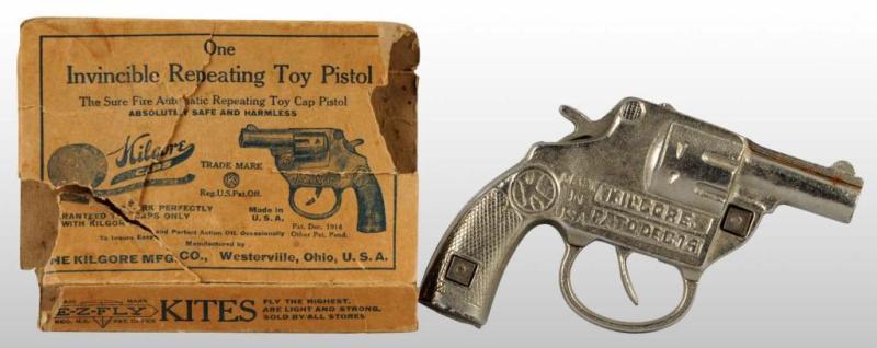 Appraisal: Early Cast Iron Kilgore Repeating Toy Cap Gun Description Patent