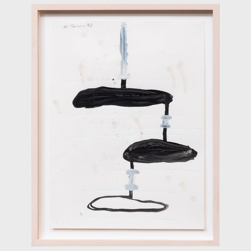 Appraisal: Al Taylor - Untitled Ink colored pencil and white-out on