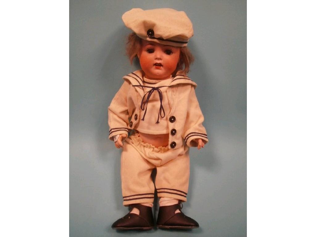 Appraisal: An Armand Marseille Germany doll number A M with papier