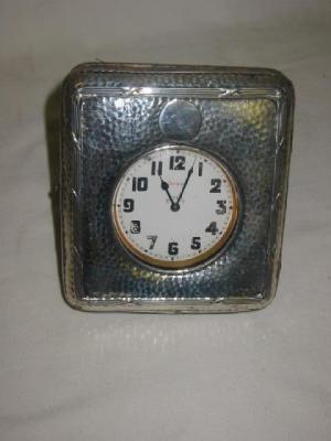 Appraisal: AN EDWARDIAN TRAVEL CLOCK of oblong form the Doxa watch