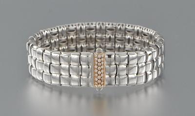 Appraisal: A Roberto Coin k Gold and Diamond Bracelet k white