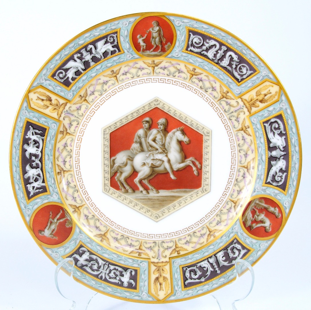 Appraisal: A porcelain dinner plate from The Raphael Service of Imperial