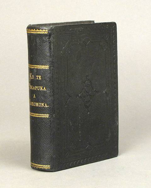 Appraisal: BOOK OF MORMON--MAORI Ko to Pukapuka a Moromona he tuhituhinga