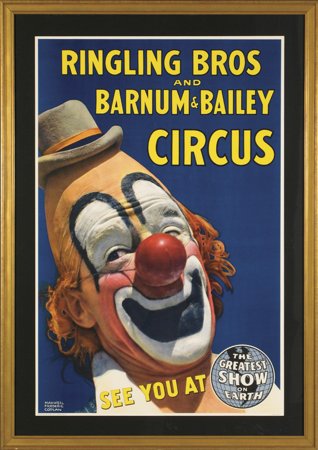 Appraisal: RINGLING BROS AND BARNUM BAILEY CIRCUS COLOR LITHOGRAPH x image