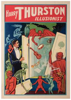 Appraisal: Thurston Harry Harry Thurston Illusionist Newport Donaldson Litho Co ca