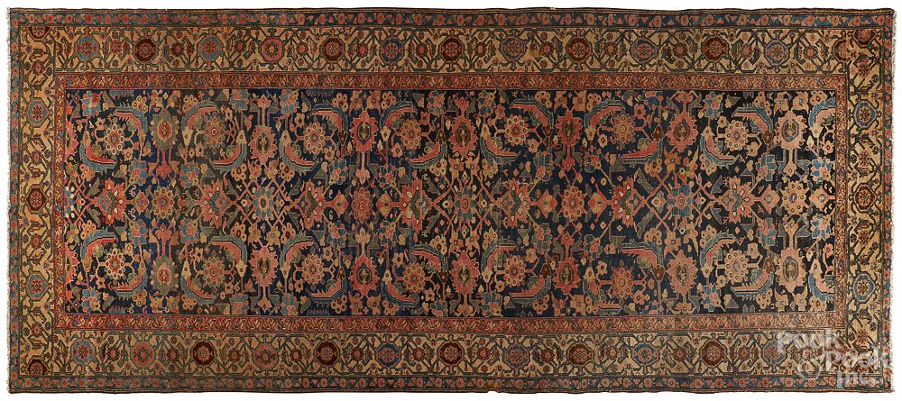 Appraisal: Persian long rug early th c Persian long rug early