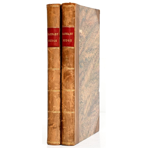 Appraisal: Dickens Charles - Barnaby Rudge two volumes half titles contemporary