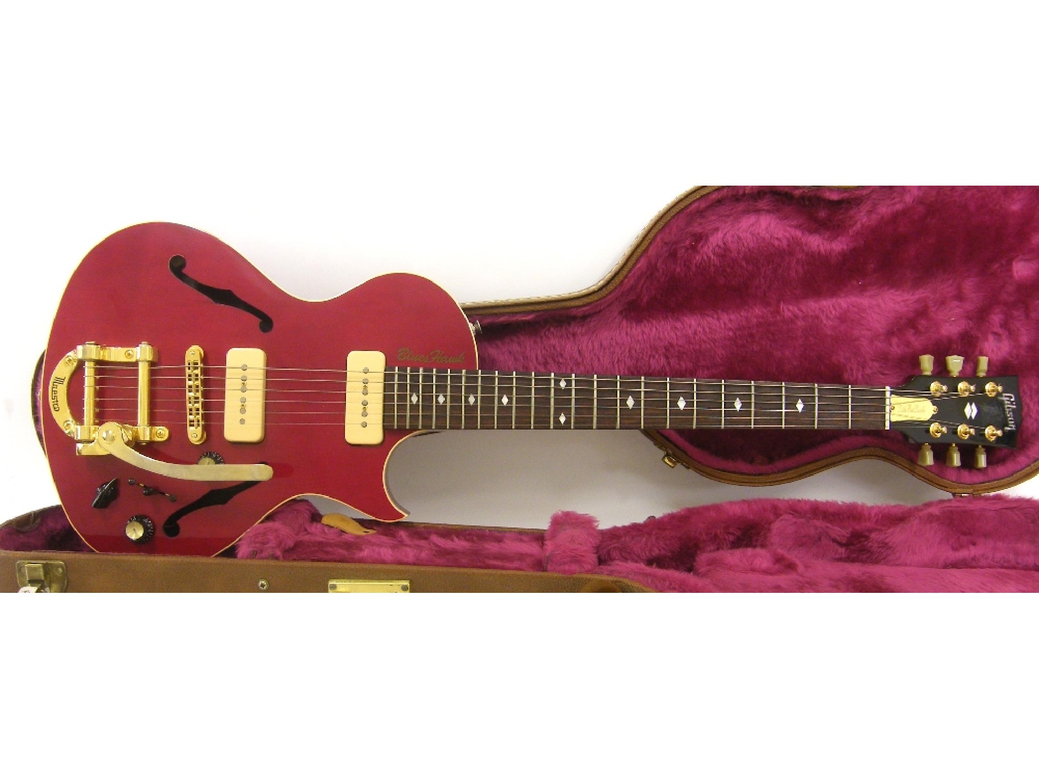 Appraisal: Gibson Blues Hawk 'Little Red Lucille' hollow body electric guitar