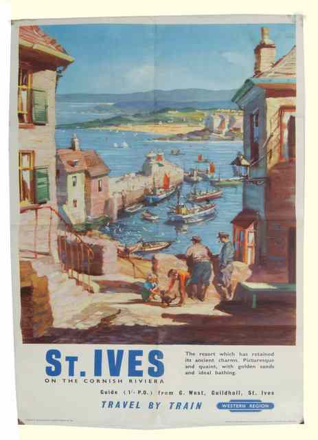 Appraisal: A WESTERN REGION RAILWAYS ADVERTISING POSTER depicting a colourful image