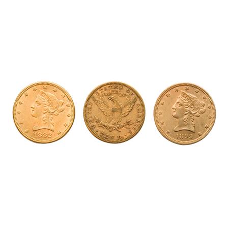 Appraisal: Liberty Head Six Coins Estimate -