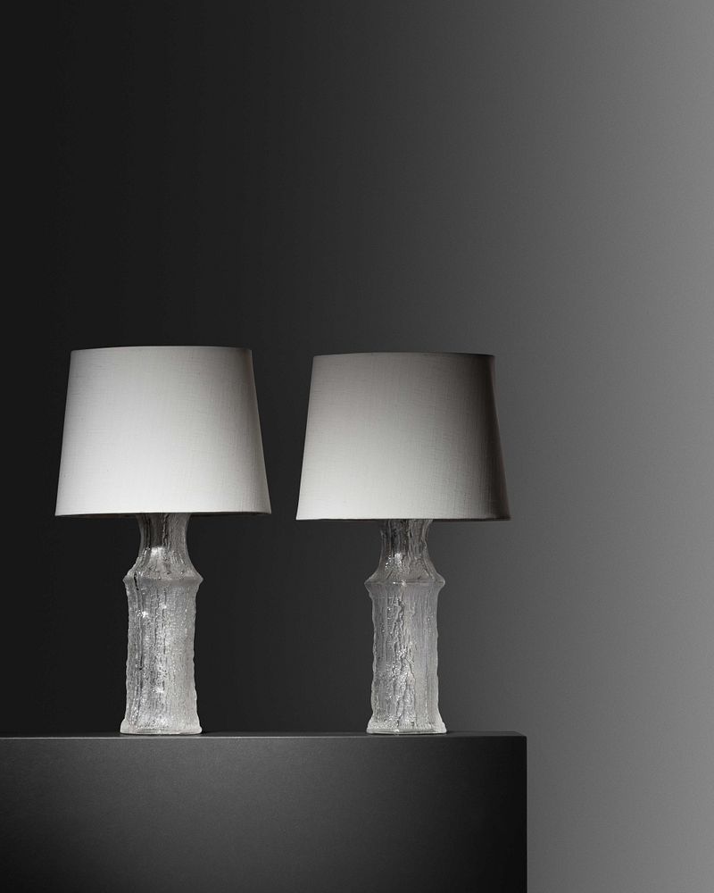 Appraisal: Timo Sarpaneva Finnish - Pair of Table Lamps c iittala