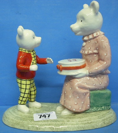 Appraisal: Rare Beswick Figure Happy Birthday Rupert Comissioned by Express Newspapers