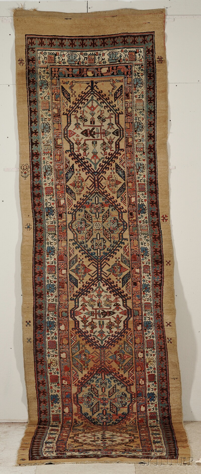 Appraisal: Serab Long Rug Northwest Persia early th century creases and