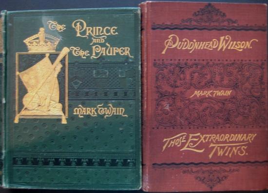 Appraisal: TWAIN Mark Group of three titles The Prince and the