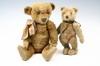 Appraisal: TOY LOT - Two early th C stuffed teddy bears