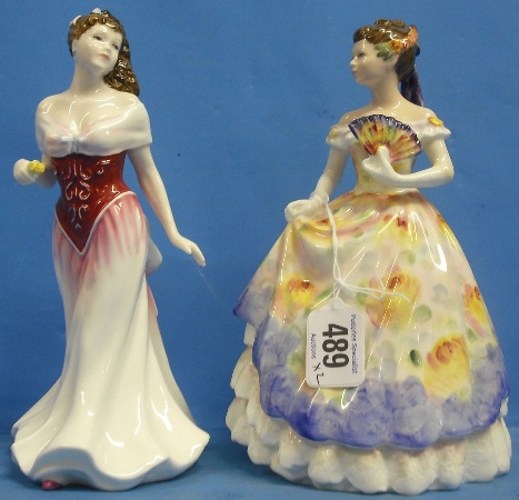 Appraisal: Royal Doulton Figures Rosemary HN and For You HN