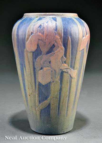 Appraisal: A Newcomb College Art Pottery Matte Glaze Vase decorated by