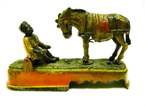 Appraisal: Mechanical bank ''ALWAYS DID 'SPISE A MULE'' American late th