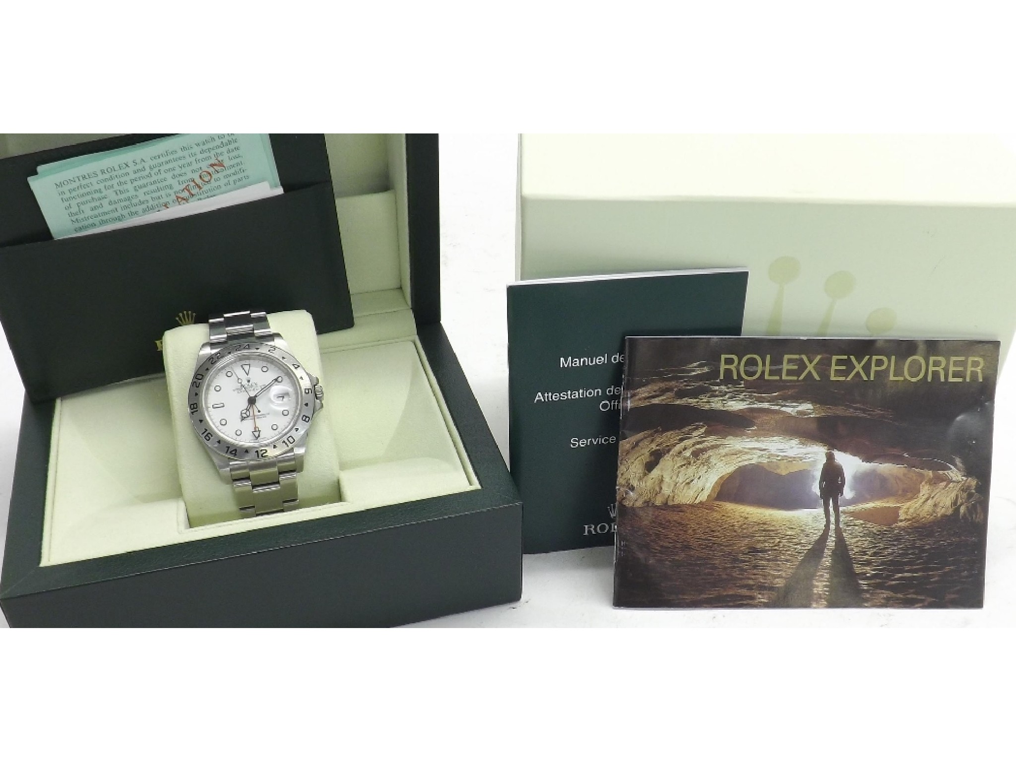 Appraisal: Rolex Oyster Perpetual Date Explorer II stainless steel gentleman's bracelet