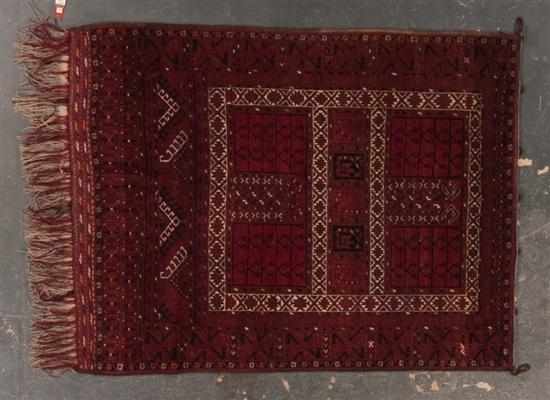 Appraisal: Afghan Hatchli prayer rug Afghanistan circa x Estimate - Good