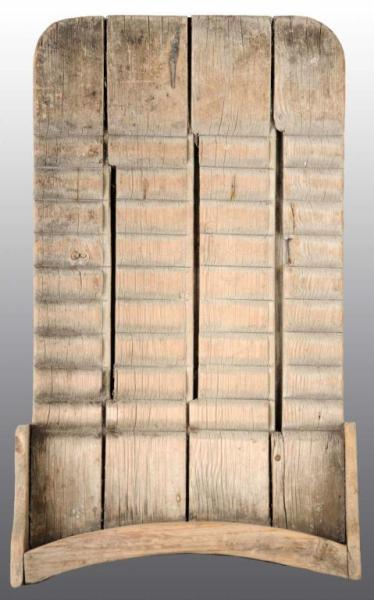 Appraisal: Wooden Washboard Condition Very Good Size T