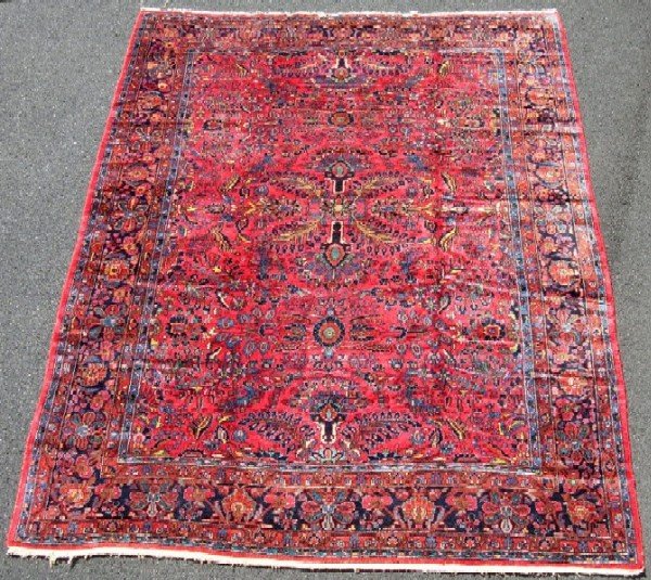 Appraisal: Room size Persian rug Sarouk C - MEASUREMENTS ' x