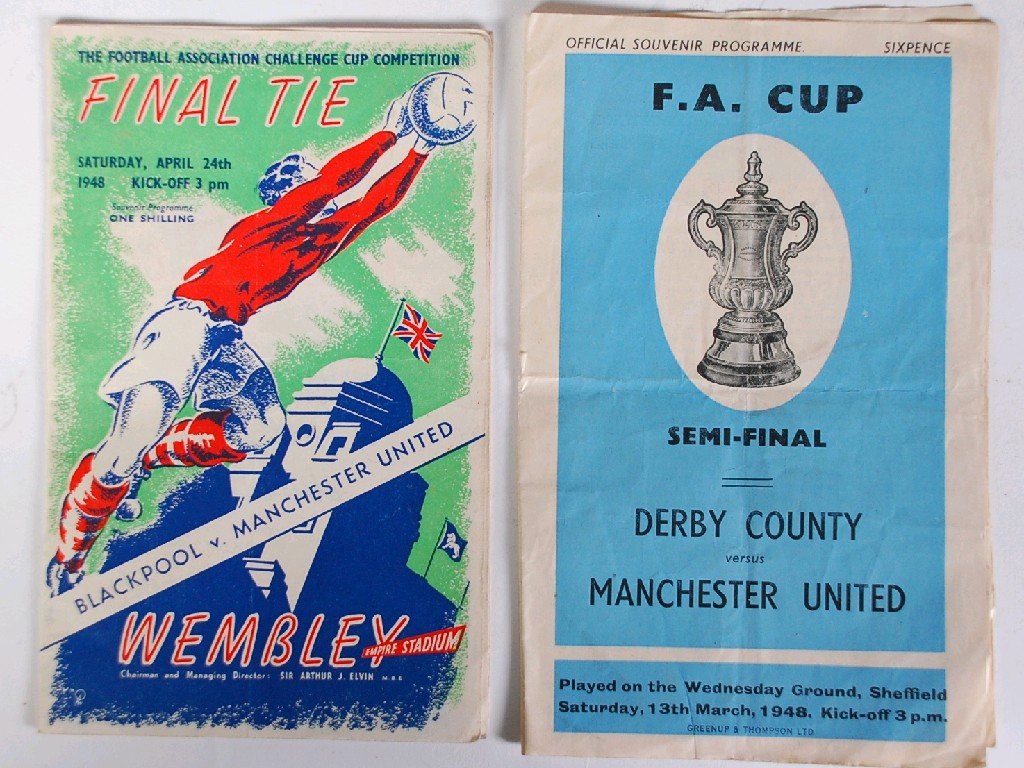 Appraisal: F A CUP FINAL PROGRAMME BLACKPOOL v MANCHESTER UNITED th