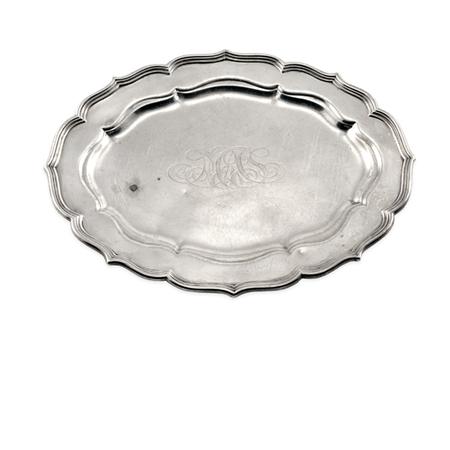 Appraisal: Bailey Banks Biddle Sterling Silver Oval Platter Estimate -