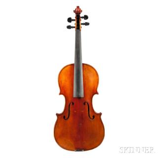 Appraisal: German Violin labeled John Juzek Violinmaker formerly in Prague MADE