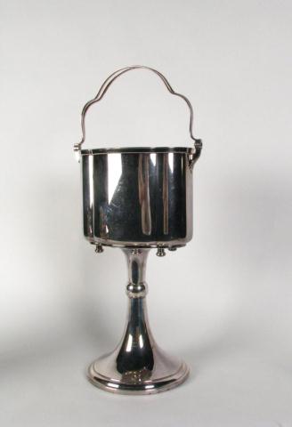 Appraisal: Floor Standing Silver Plated Champagne Cooler no maker's marks