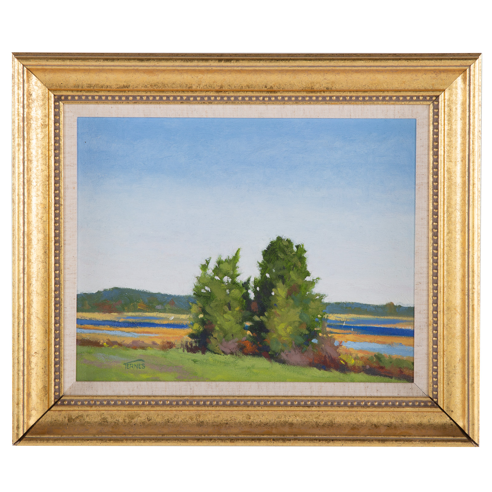 Appraisal: WILLIAM TERNES LANDSCAPE WITH TREES OIL American - Oil on