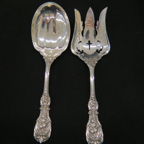 Appraisal: Reed Barton Francis I Sterling Salad Set solid long grams