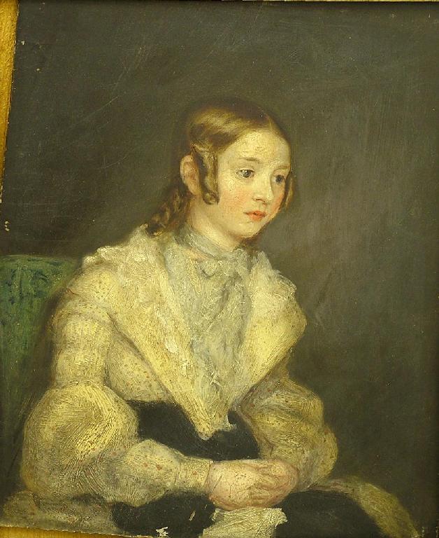 Appraisal: Mid th century British School - portrait of a seated