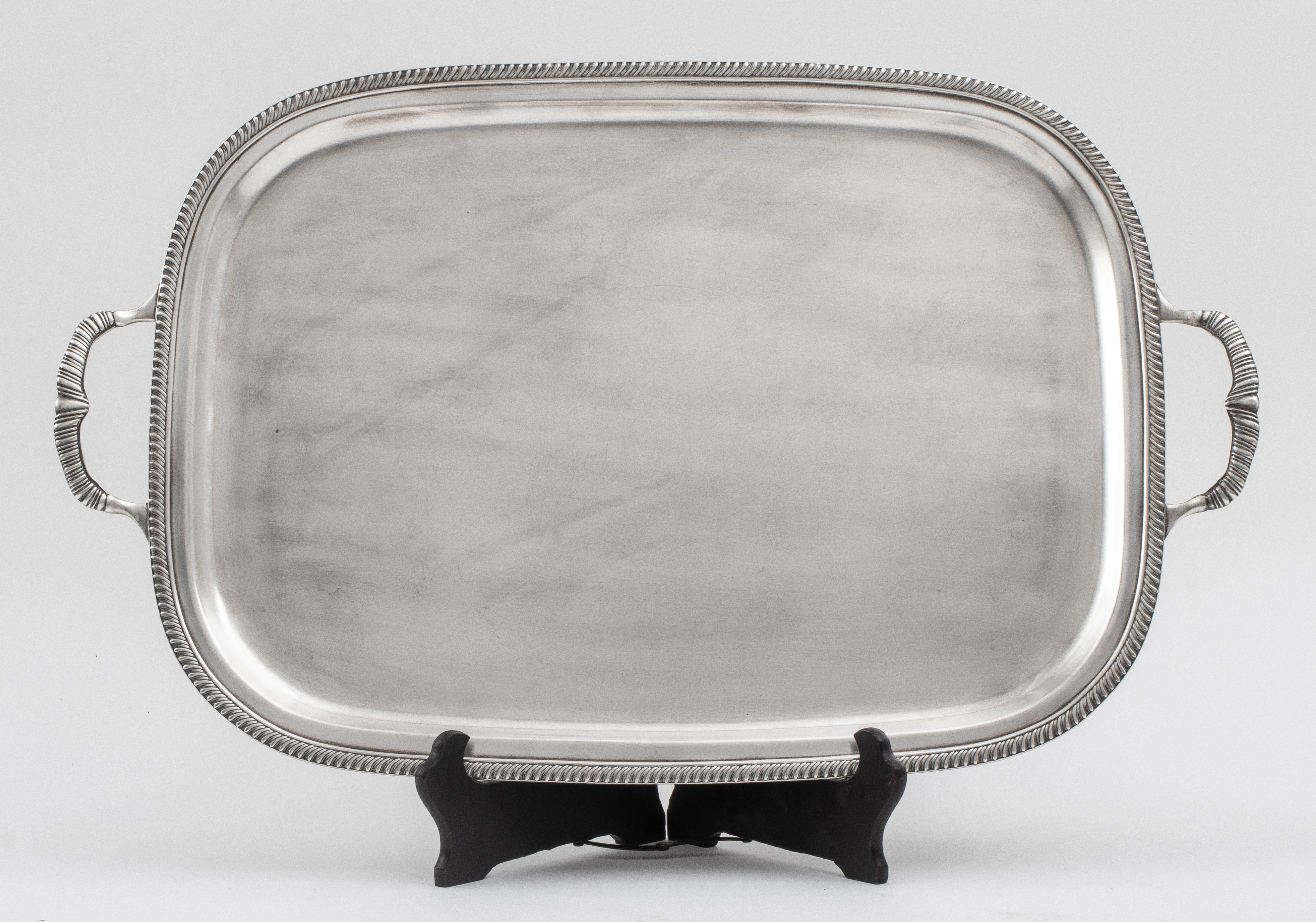 Appraisal: AMERICAN FISHER STERLING SILVER HANDLED TRAY American Fisher sterling silver