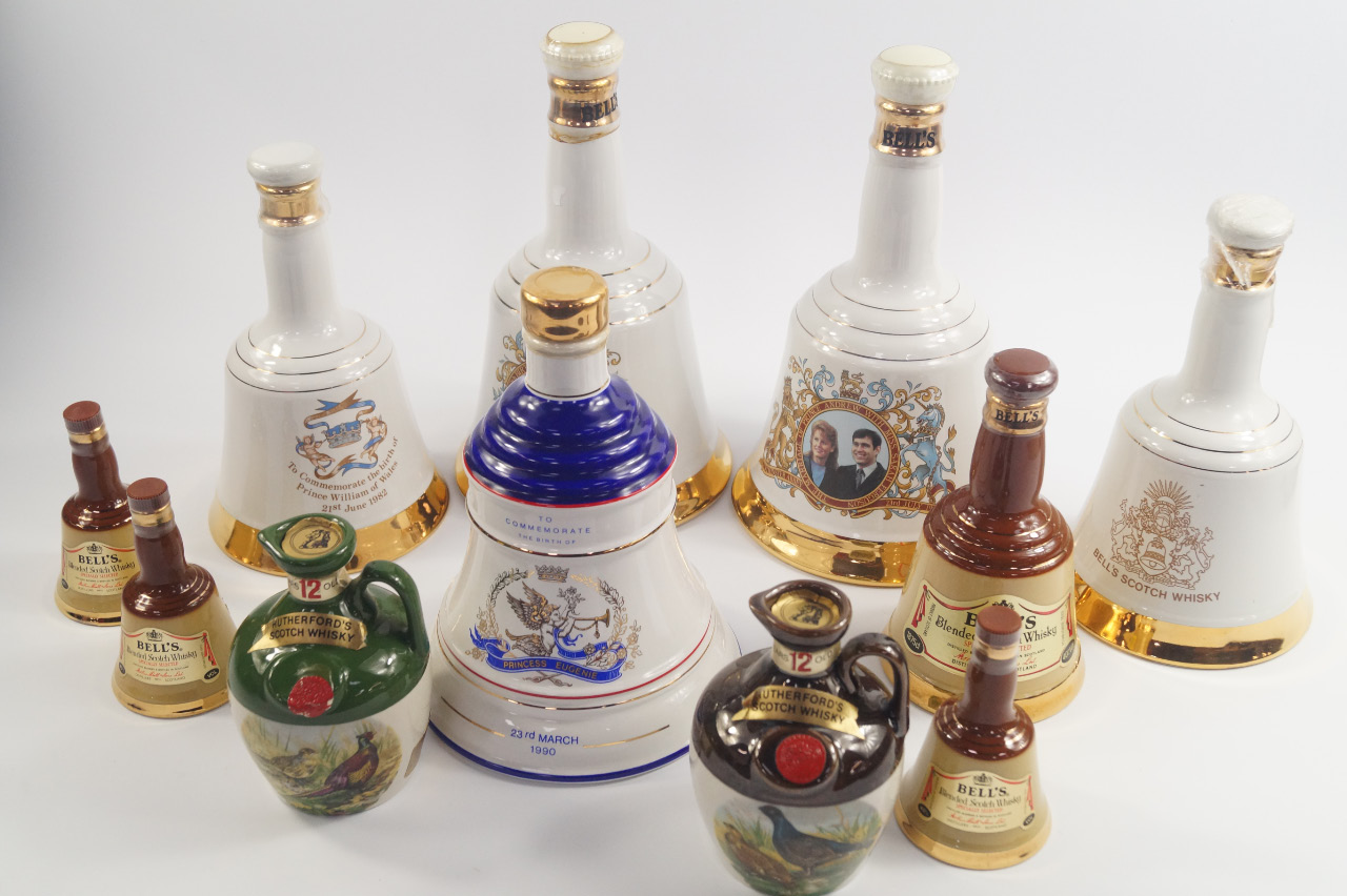 Appraisal: Bells Whisky decanters comprising th Birthday of HM The Queen